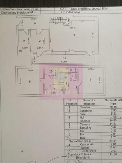 Apartament cu 3 camere semidecomandat, mobilat în Haliu