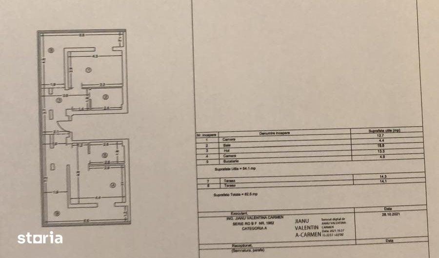 Apartament cu 2 camere în Halta Traian