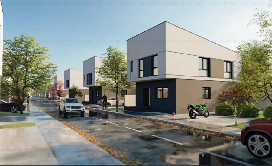 Casă individuală cu 4 camere cu Teren 300 Mp în Tunari