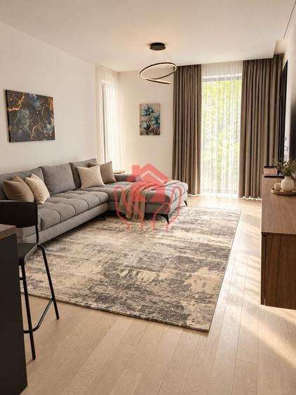 Apartament cu 3 camere semidecomandat, mobilat în Herăstrău