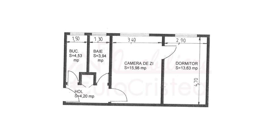 Apartament cu 2 camere de vanzare Renovat, parter, Strada Sirenei - 8