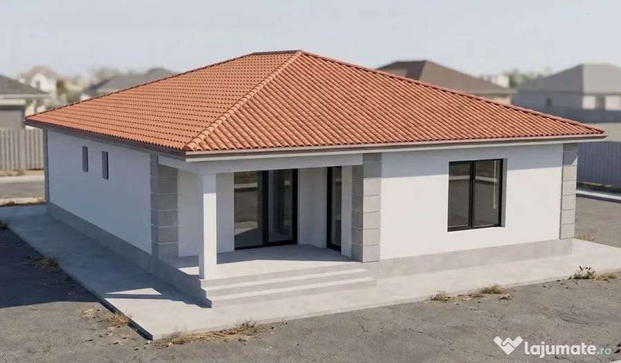 Casă cu 4 camere cu Teren 430 Mp în Cumpăna