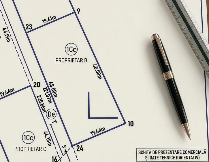 Teren Construcții intravilan de 941 mp, în Mogoșoaia