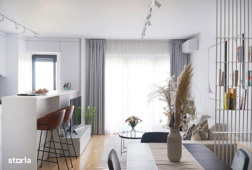 Apartament cu 2 camere decomandat, mobilat în Banu Manta