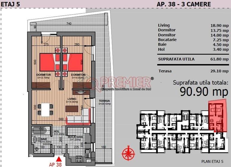 Super Pret - Apartament 3 Camere - Mutare Imediata - Grand Arena Mall - 9