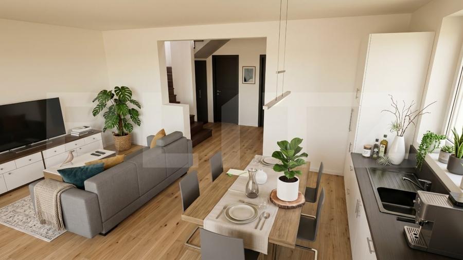 Duplex cu 4 camere cu Canalizare în Ghiroda