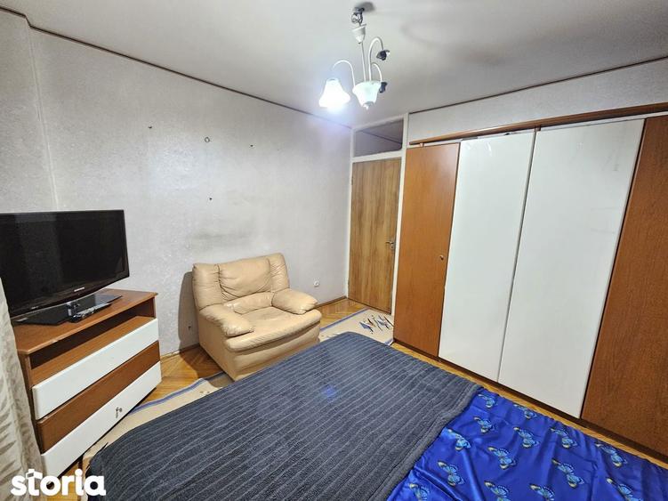 Apartament cu 3 camere semidecomandat, mobilat în Obor