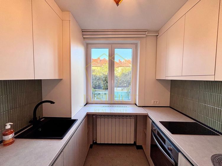 Apartament cu 2 camere semidecomandat, mobilat în Ultracentral