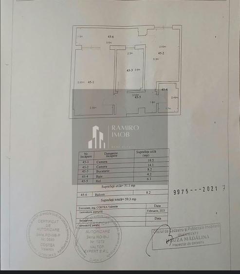 Apartament cu 2 camere decomandat în Metalurgiei
