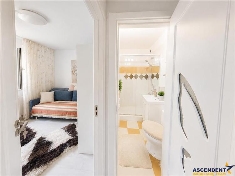 Apartament cu 2 camere semidecomandat, mobilat în Vlahuță