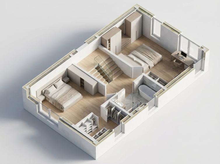 Casă individuală cu 3 camere cu Teren 232 Mp în Calea Poplăcii