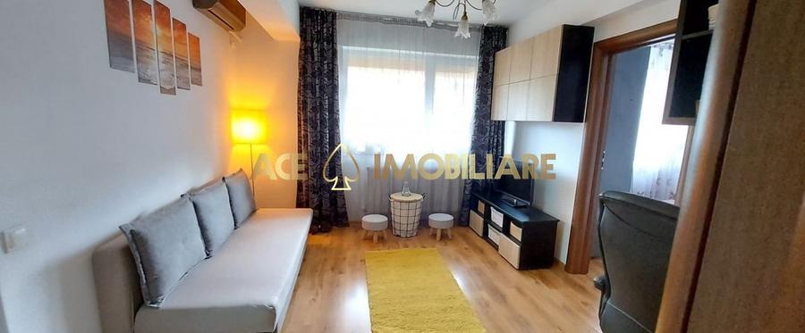 Apartament cu 2 camere semidecomandat, mobilat în Mihai Bravu