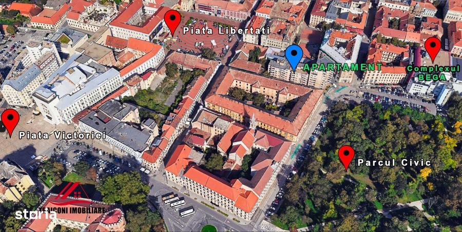 Apartament cu 3 camere decomandat în Ultracentral