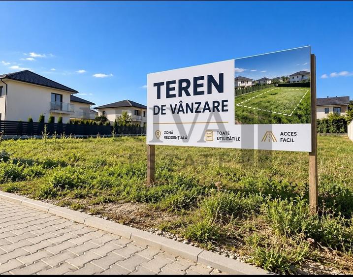 Teren Construcții intravilan de 840 mp, în Ciarda Roșie