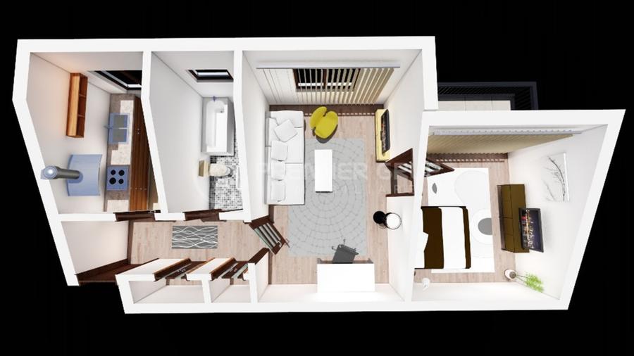 Apartament cu 2 camere în Tudor Vladimirescu