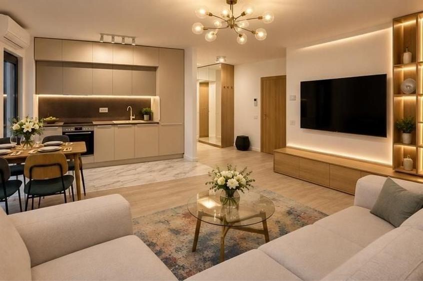 Apartament cu 2 camere decomandat, mobilat în P-ta Presei Libere