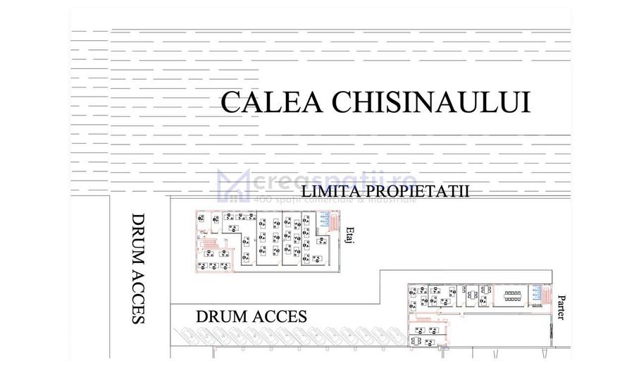 Spațiu comercial, de 500 mp, în Zona industrială