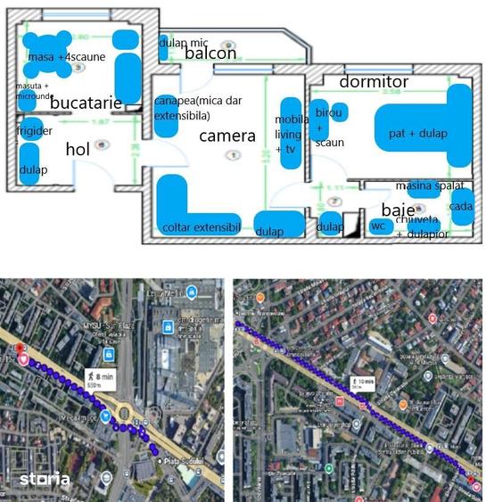 Apartament 2 camere |Brancoveanu| Pia?a Sudului | 7-8 min metrou - 2