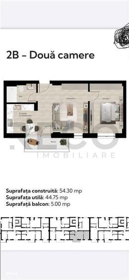Apartament cu 2 camere în Băile Felix