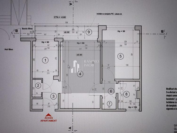 Apartament cu 2 camere nedecomandat, mobilat în Liviu Rebreanu