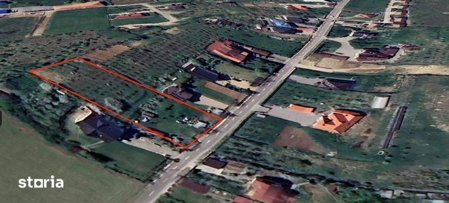Teren de 3000 mp, în Corunca