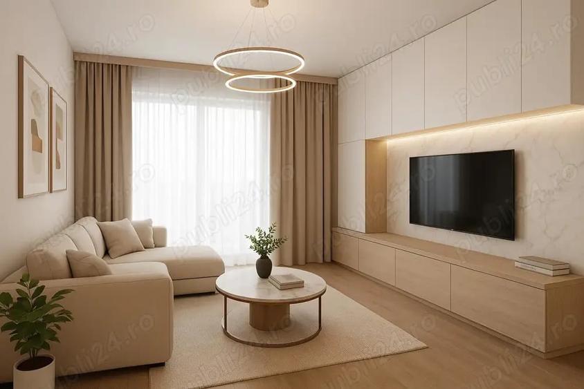 Apartament cu 2 camere decomandat în Central