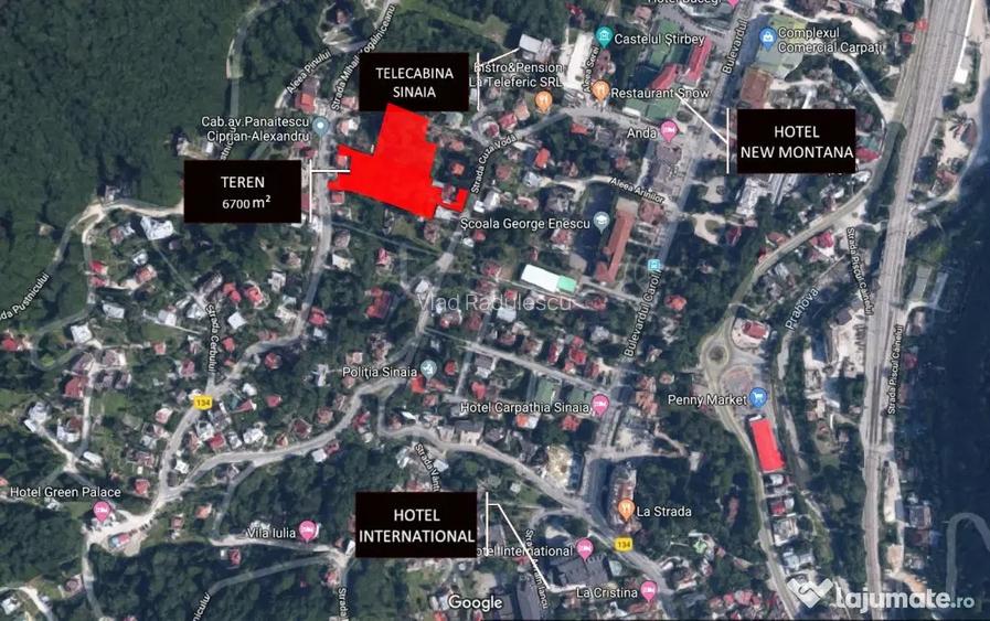 Teren 6550 mp in Sinaia cu PUZ | Oportunitate Investitie - Sinaia (Prahova)
