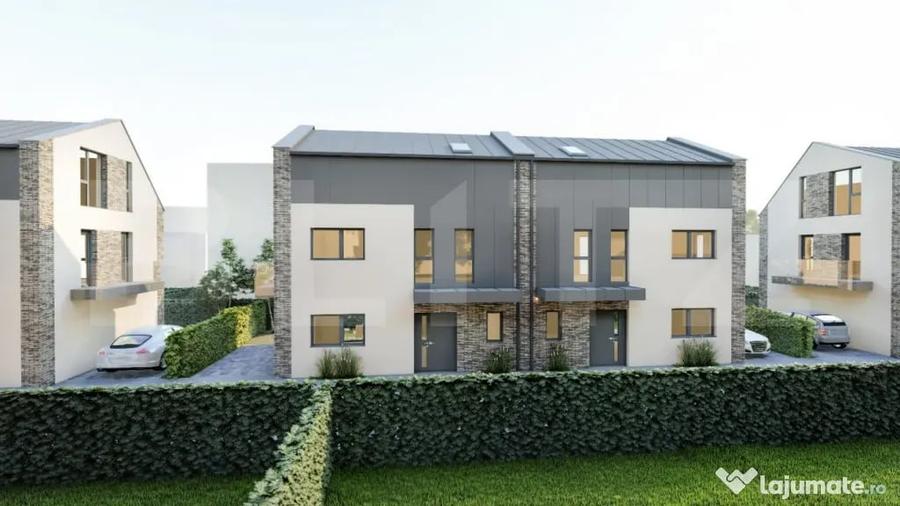 Duplex 4 camere, 120mp, 200 teren, proiect finalizat, zona T - Floresti (Cluj) - 12