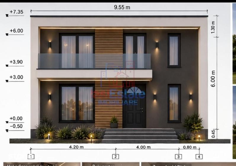 Casă cu 4 camere cu Teren 318 Mp în Bârnova