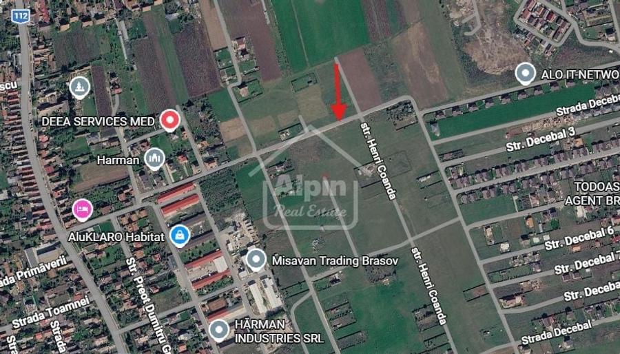 Teren Construcții intravilan de 920 mp, în Hărman
