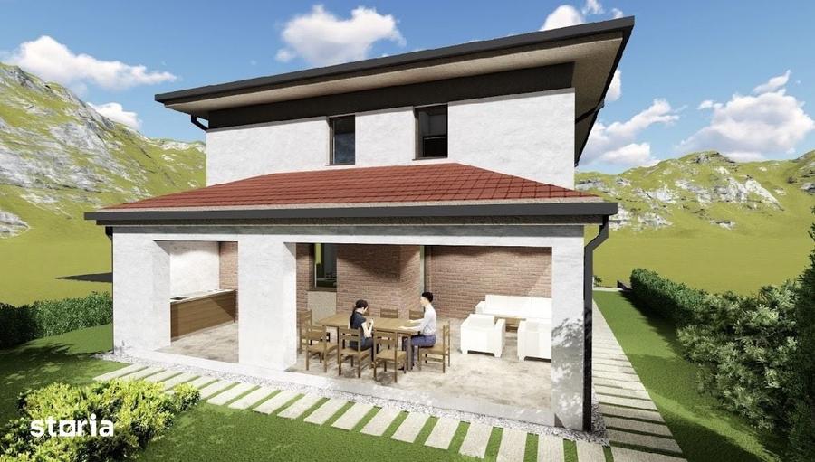 CASA INDIVIDUALA 5 CAM 231.61 MP, TEREN 470 MP DAMBUL ROTUND - 3