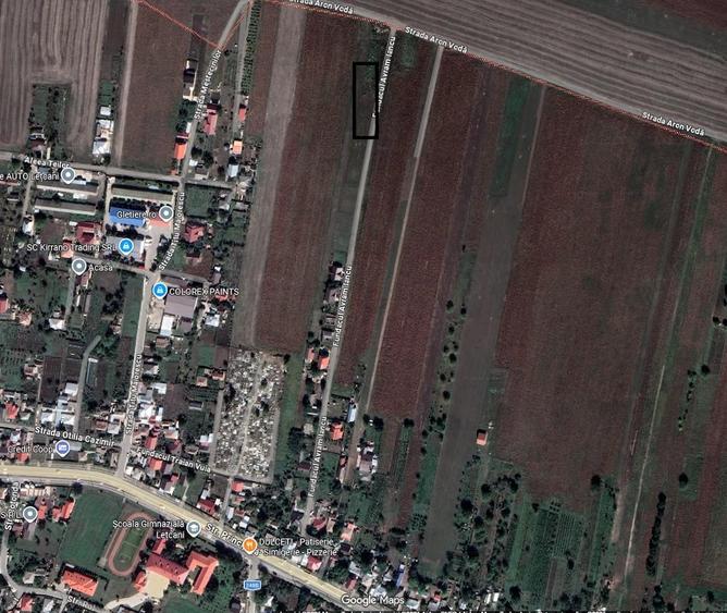 Teren de 469 mp, în Lețcani