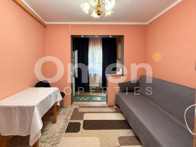 Apartament cu 2 camere semidecomandat, mobilat în Decebal