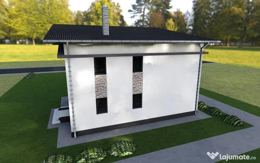 Casă cu 5 camere cu Teren 600 Mp în Marginea