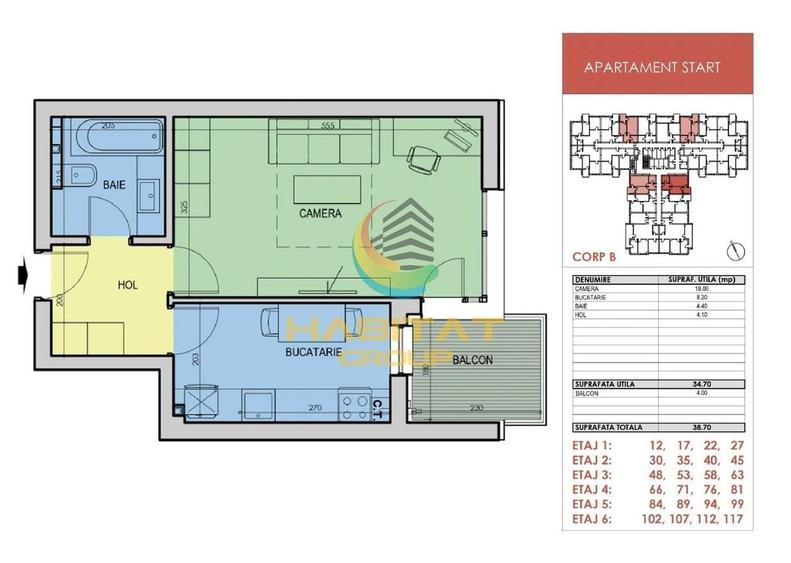 Apartament cu 7 camere decomandat în Vest
