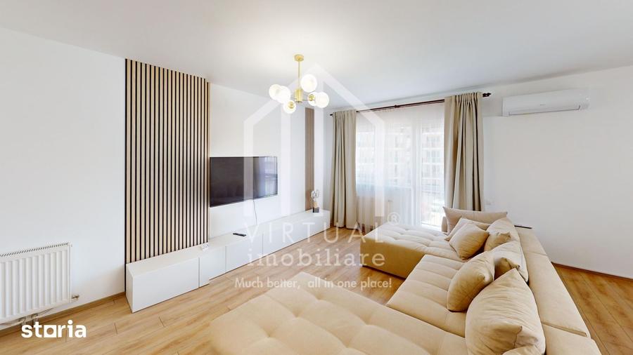 Apartament cu 3 camere, 92mp utili+teresa 23mp, bloc cu lift, etaj 2 - 6
