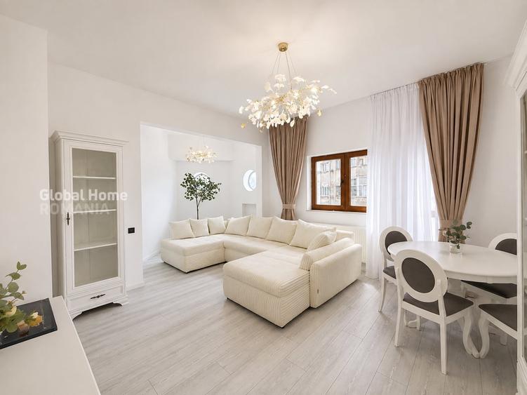 Apartament cu 3 camere decomandat, mobilat în Dacia