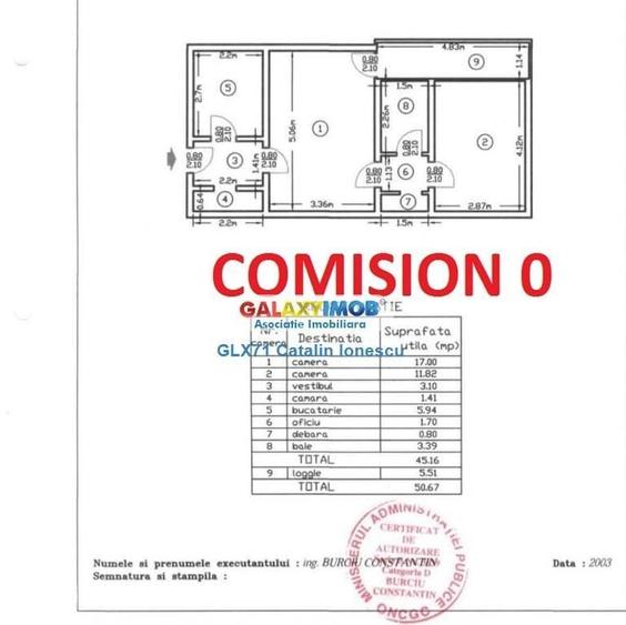 Apartament cu 2 camere în Dristor