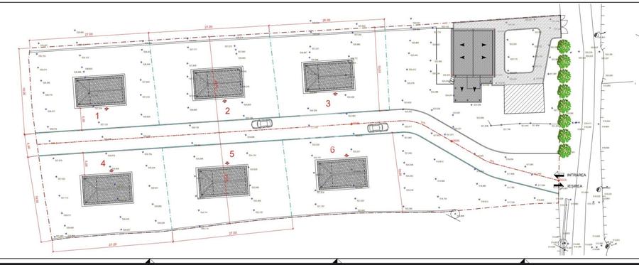 Teren Construcții extravilan de 500 mp, în Periferie