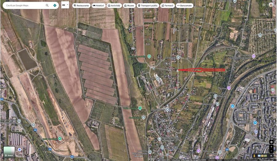 Teren Construcții intravilan de 566 mp, în Exterior Vest
