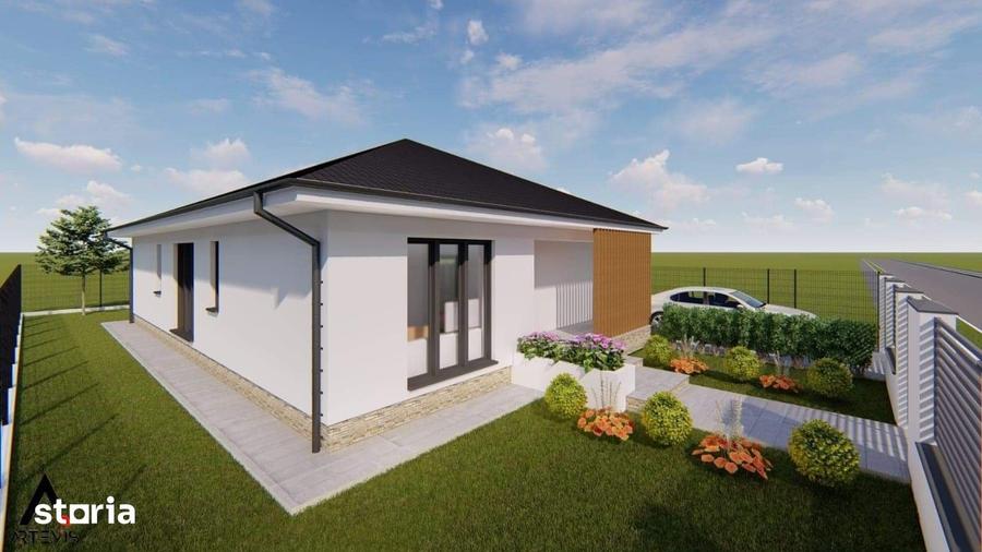 Casă cu 4 camere cu Teren 450 Mp în Central
