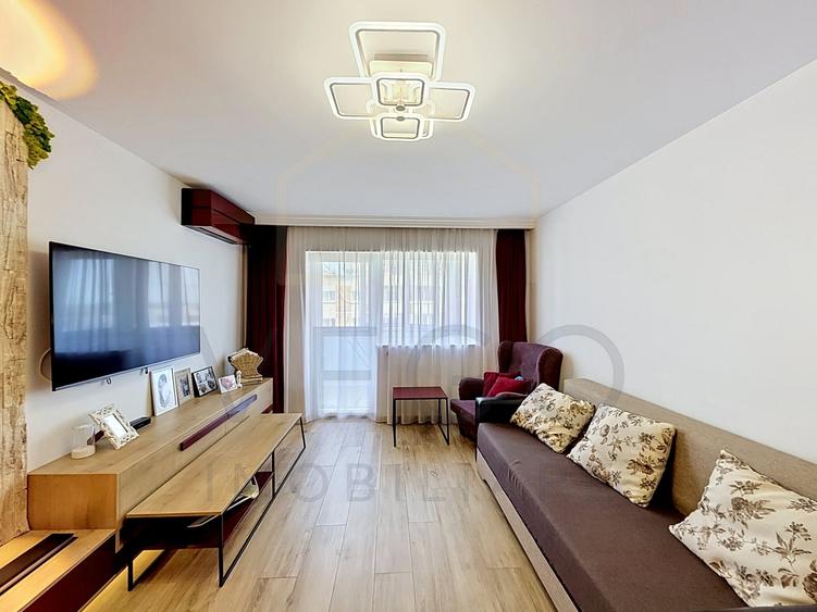 Apartament cu 3 camere decomandat, mobilat în Mărăști — fotografia 1