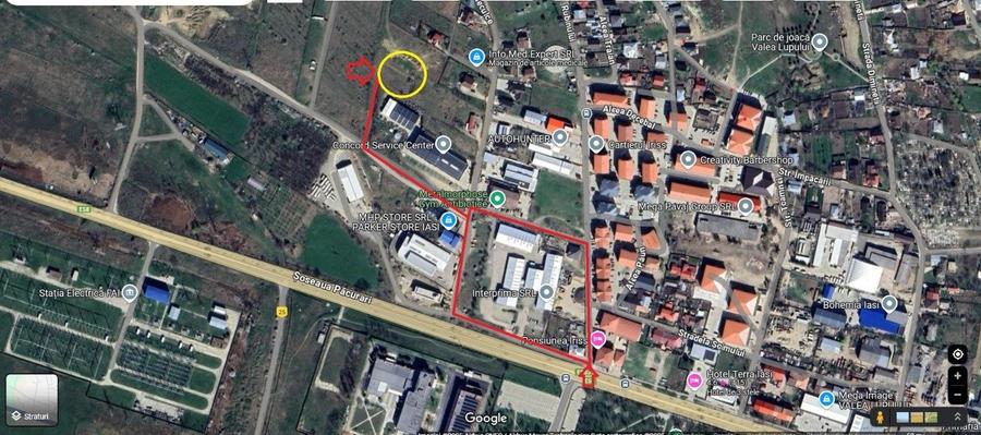 Teren Construcții intravilan de 1345 mp, în Valea Lupului