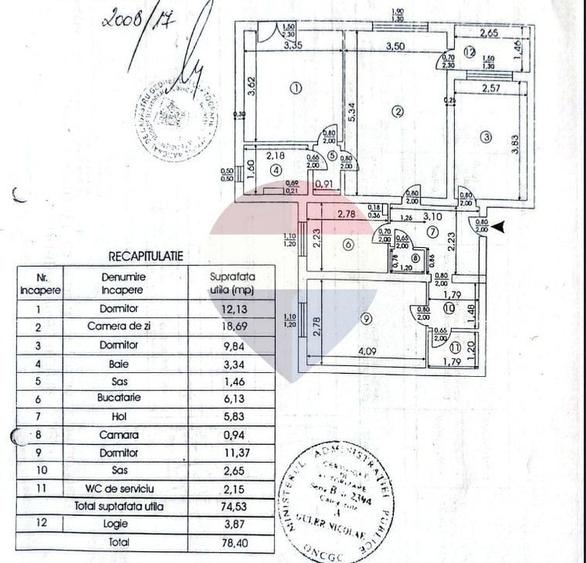 Apartament cu 4 camere semidecomandat în Titan