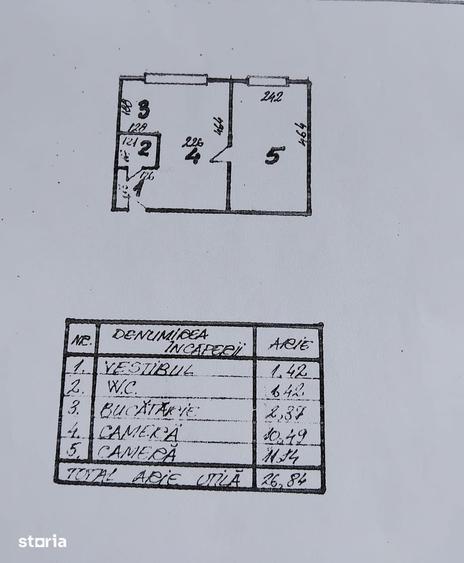 Apartament cu 2 camere, mobilat în Pantelimon