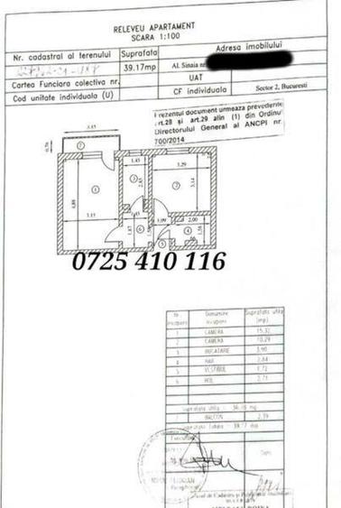Apartament cu 2 camere decomandat în Nord