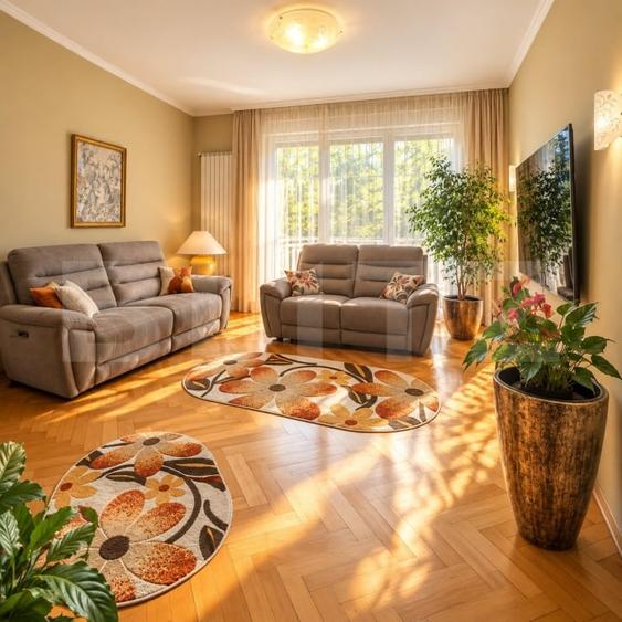 Apartament cu 2 camere decomandat, mobilat în Central