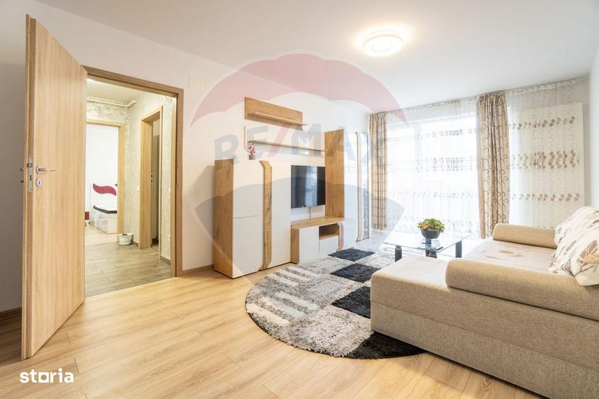 Apartament cu 2 camere, mobilat în Tractorul
