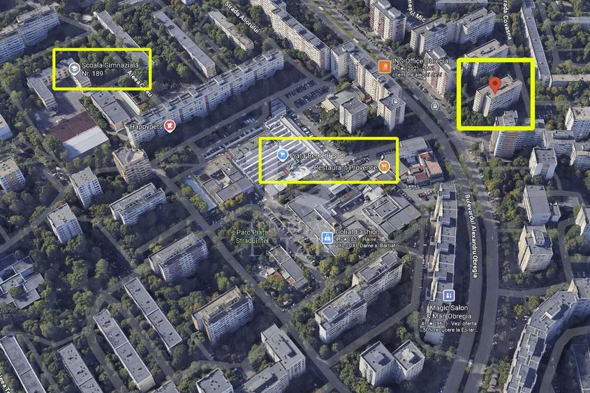 Apartament cu 3 camere decomandat, mobilat în Alexandru Obregia