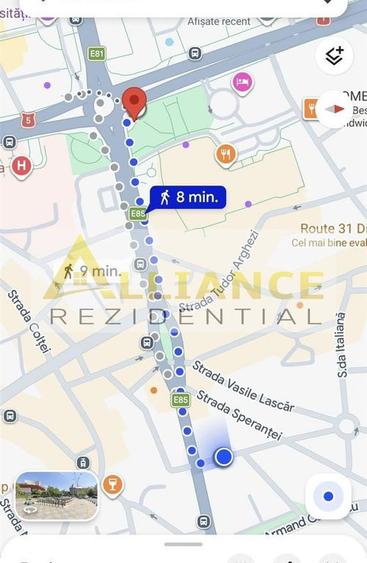 Apartament cu 2 camere decomandat în Universitate